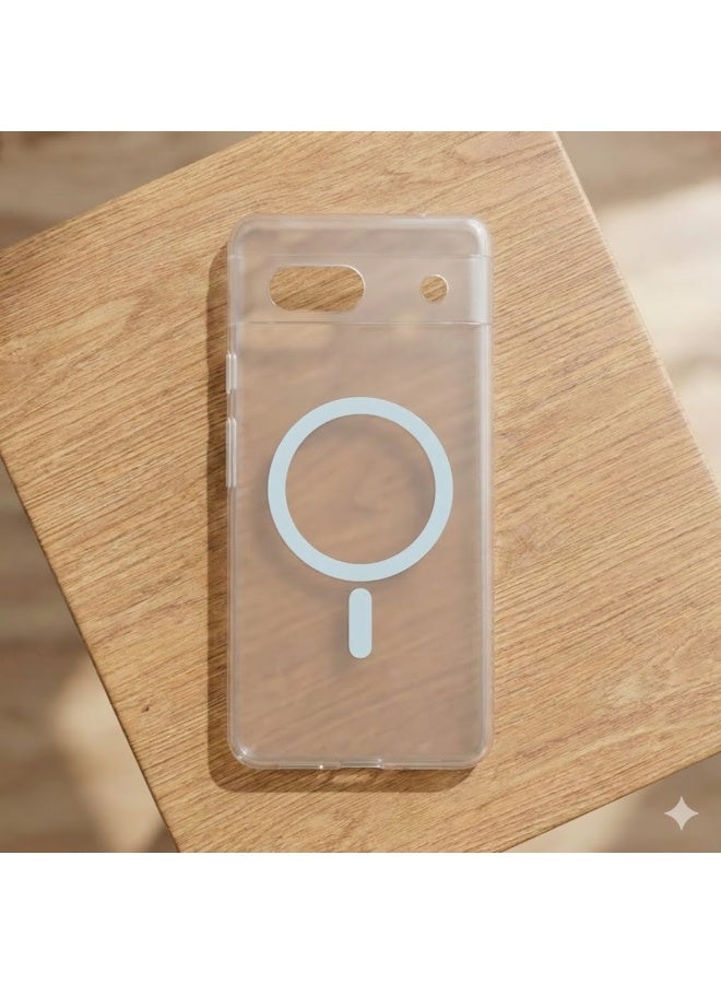 A back cover for Google Pixel 8a, made of ultra-thin, matte hard polycarbonate. - Image 1